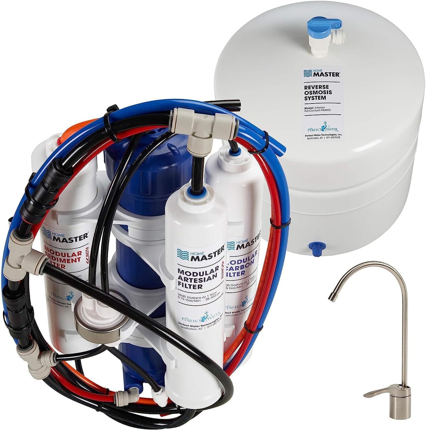 Sistema filtro agua ósmosis inversa TMAFC para bajomesada