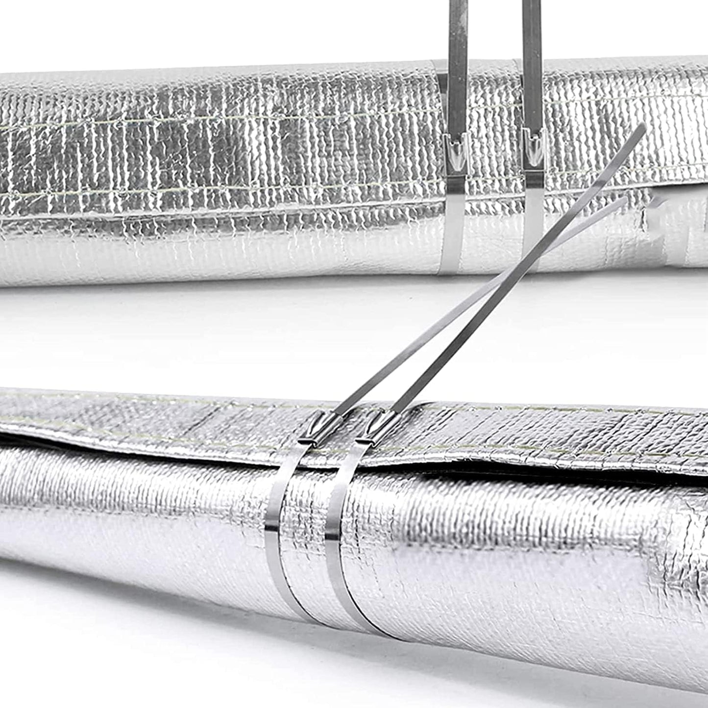 Funda térmica acero inox 1/2" x10pies plateado