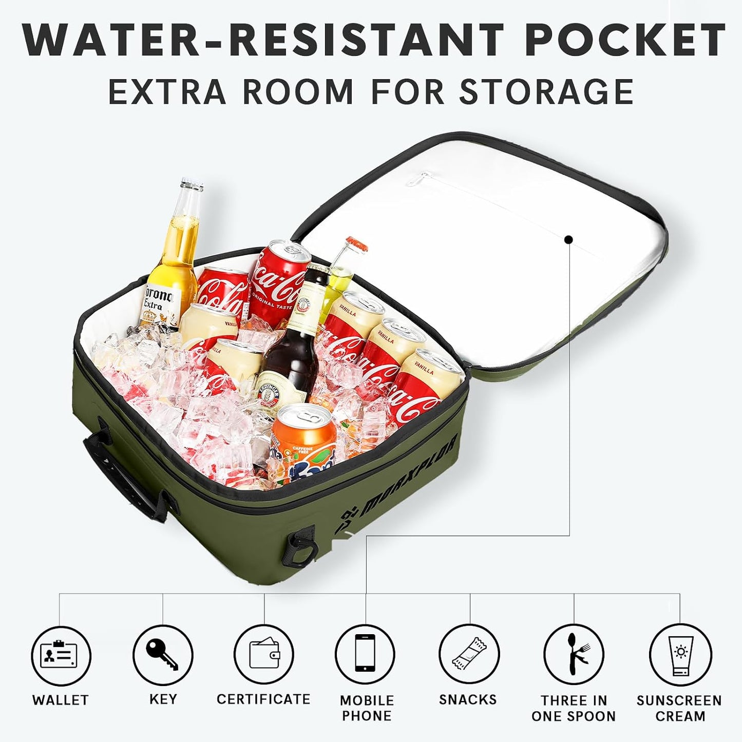Bolsa térmica impermeable PVC para paddleboard 12 latas