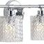 Lámpara tocador vintage 31.5pulg 4 luces cromadas