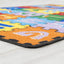 Alfombra niños rompecabezas alfabeto 5x7ft
