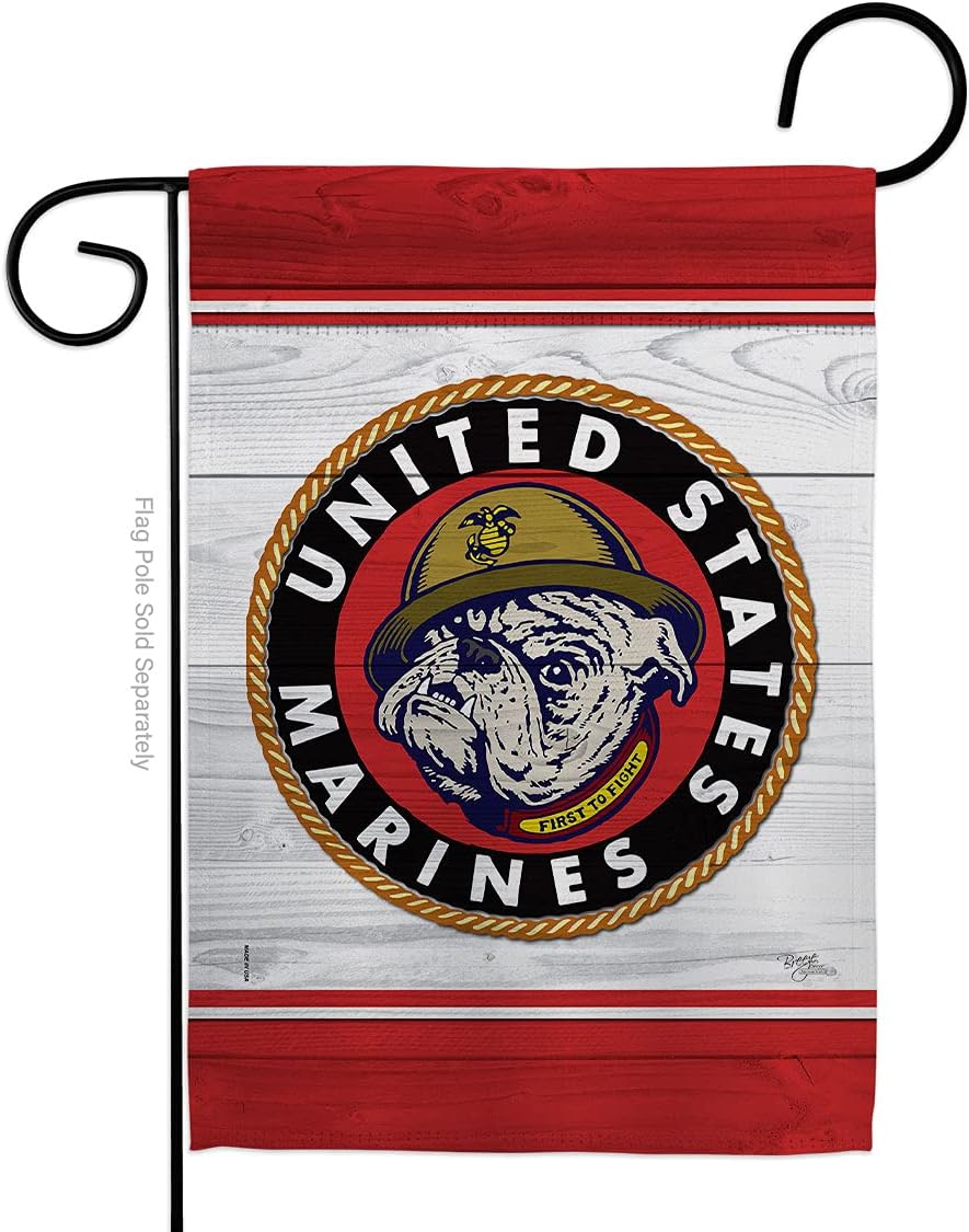 Bandera bulldog marino USMC Semper Fi decoración casa