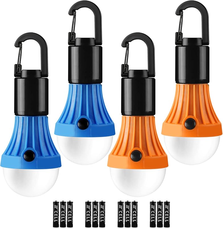 Linterna LED campamento 3 modos pilas AAA 24uds
