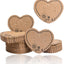 200 Tarjetas Soporte Pendientes Forma Corazón