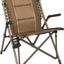 Silla plegable camping acolchada con reposabrazos 300lb