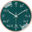 Reloj pared matemáticas 12pulg silencioso cuarzo oficina hogar
