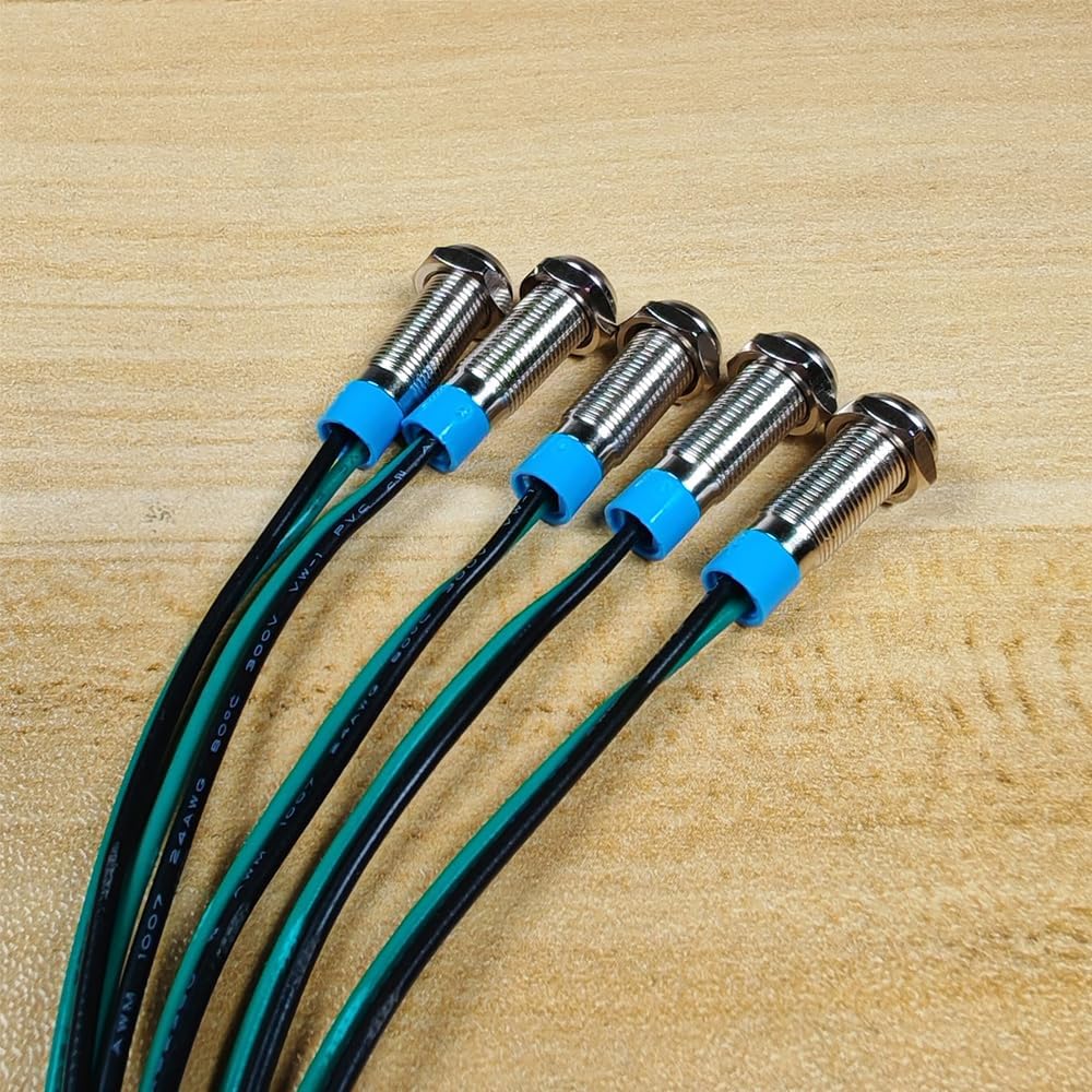 Set 5 focos LED impermeables 3V-9V para coche camión barco