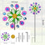 Molinillo viento metal 36pulg estaca decoración patio
