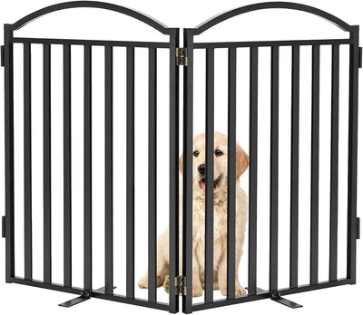 Puerta plegable para perros metal 48" alta