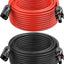 Cable solar 12 AWG 100pies con conector impermeable