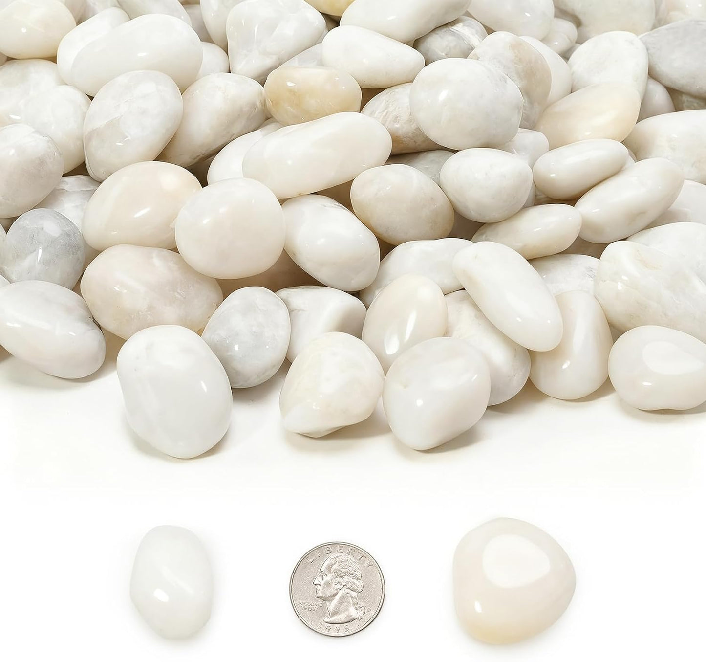 Piedras decorativas 3/8" 5lb para acuario y paisajismo