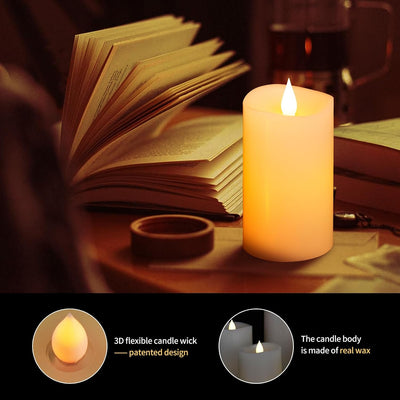 Velas sin llama 5pulg set 1 con control remoto 600h