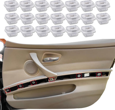 20 Clips para moldura puerta compatibles e46 e90 323i 325i m3 x5