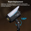 Luz LED 78W 2700K-6500K Pantalla LCD App Control 12 Efectos