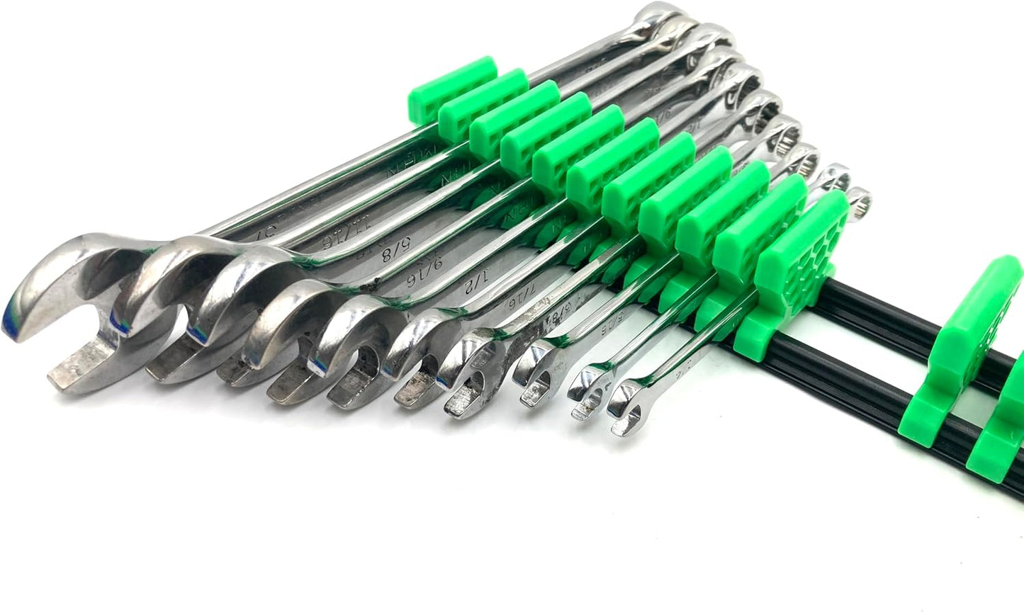 Set organiz. llaves V2 42 color verde