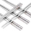 Palillos acero inox chapado titanio 9.8pulg reutilizables