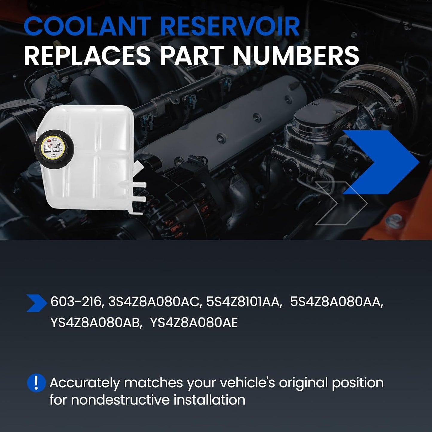 Depósito refrigerante comp Focus 2.3L L4