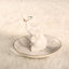 Soporte anillo elefante blanco plato mármol regalo mujer