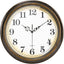 Reloj pared vintage sin tictac 12pulg bronce