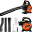 Soplador hojas gas 25cc 420cfm 150mph 2 ciclos naranja