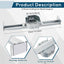6 Pzas Ventilador Techo Ajustable 14.2pulg