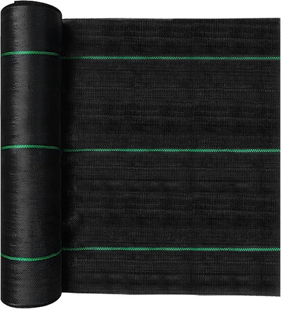 Tela geotextil jardín 6x100pies para barrera de malezas