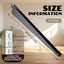 20 Soportes Estante Ajustables Alambre Negro 11.5pulg