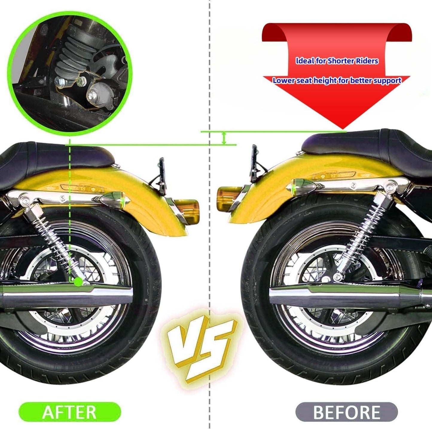 Kit bajada 2" Harley Davidson Touring 09-26