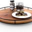 Bandeja giratoria madera acacia para charcutería y queso