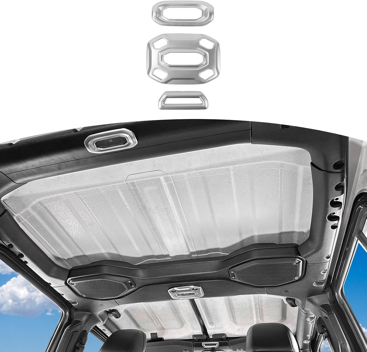 Accesorio interior Jeep JL Gladiator 2018-23 3 Pzas