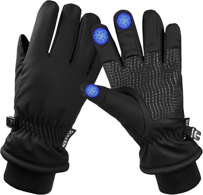 Guantes invierno niños antideslizantes felpa gruesa
