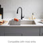 Estante enrollable silicona acero inox 19.5x11"