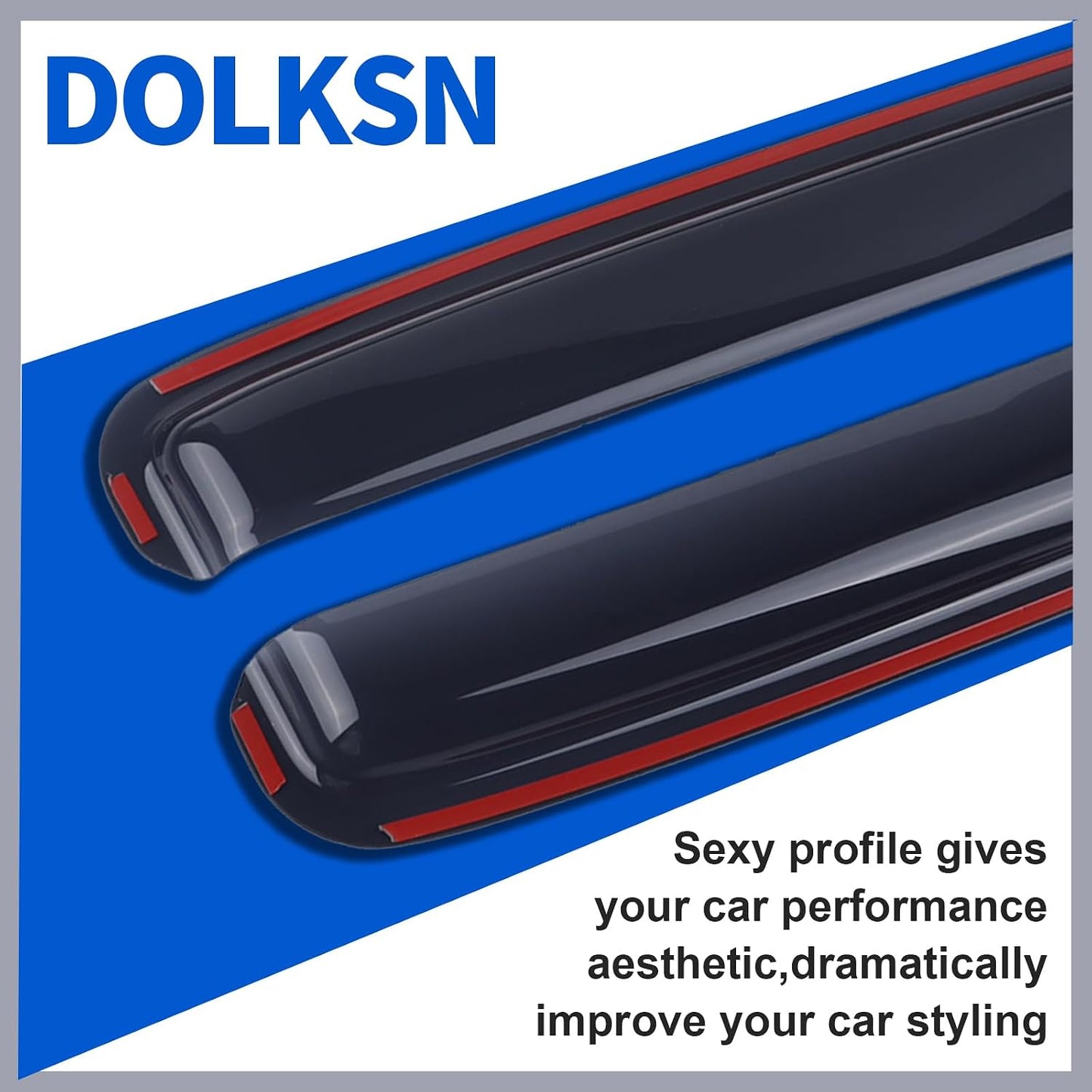 Deflectores ventana negro ahumado comp Nissan Titan 17-24