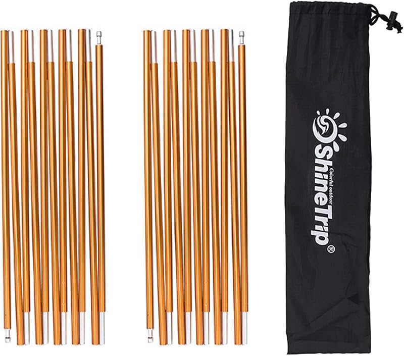 Postes aluminio aeronáutico para tienda de campaña