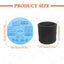 6 Filtros disco papel 3 filtros espuma para aspiradora 5gal