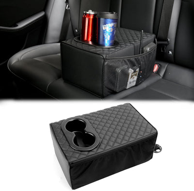 Caja consola trasera con soportes tazas espuma viscoelástica