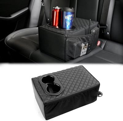 Caja consola trasera con soportes tazas espuma viscoelástica