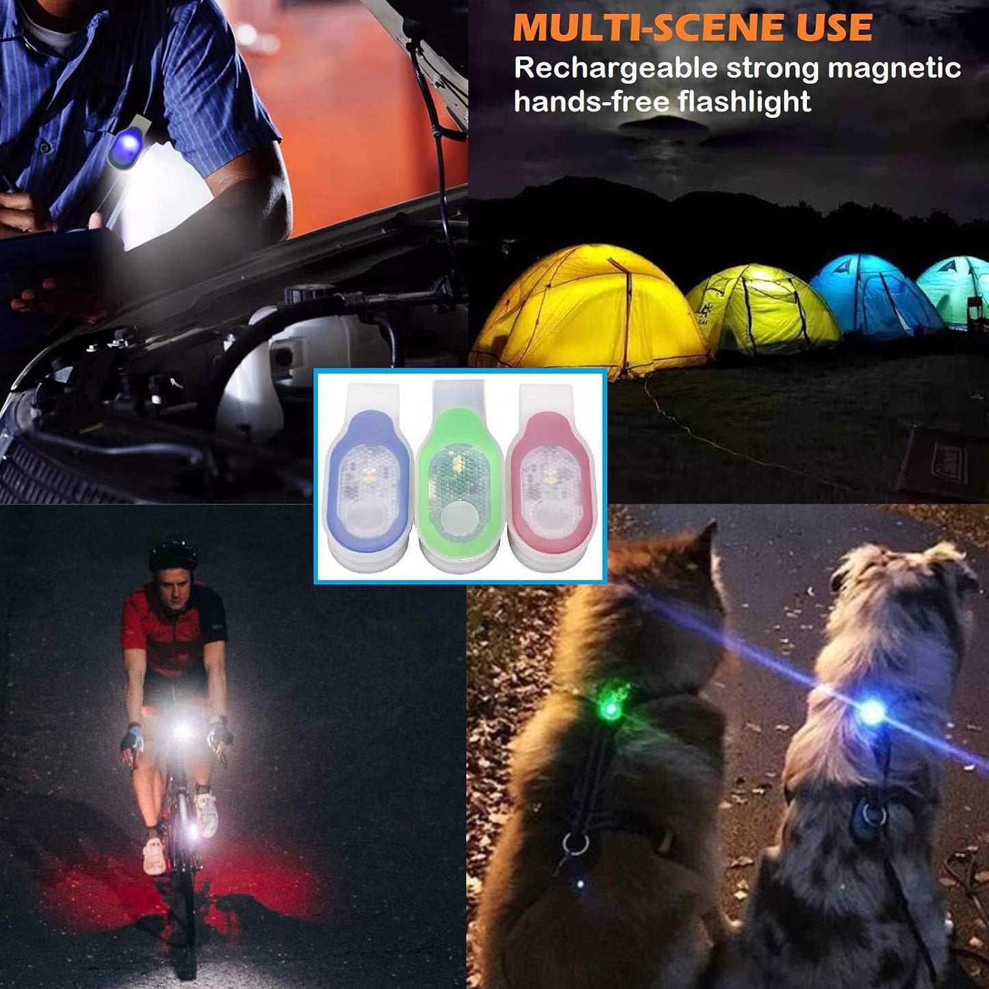 Linterna LED con clip para enfermera caminar correr mascotas