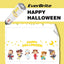 Linterna LED Halloween con cordón batería 3AAA color blanco