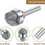 Brocas enrutador ranura 1/2pulg vástago 1/4pulg