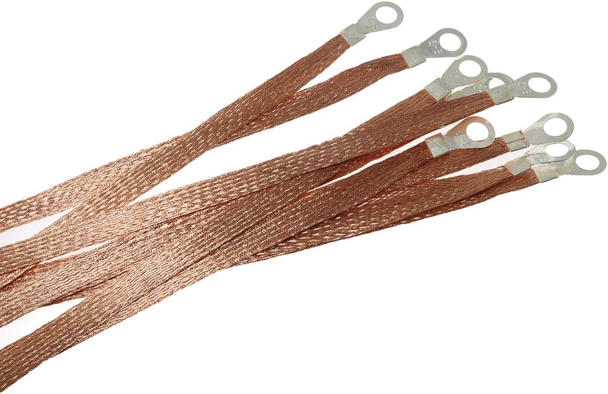 10 Pzas Correa Tierra Motor Cobre 11.811"