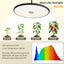 Luces colgantes cultivo plantas 40W espectro completo