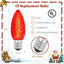 25 Bombillas LED C9 Regulables Rojo para Luces Navideñas