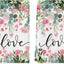 Set 2 Toallas Cocina Diseño Hojas Flores 18x26pulg