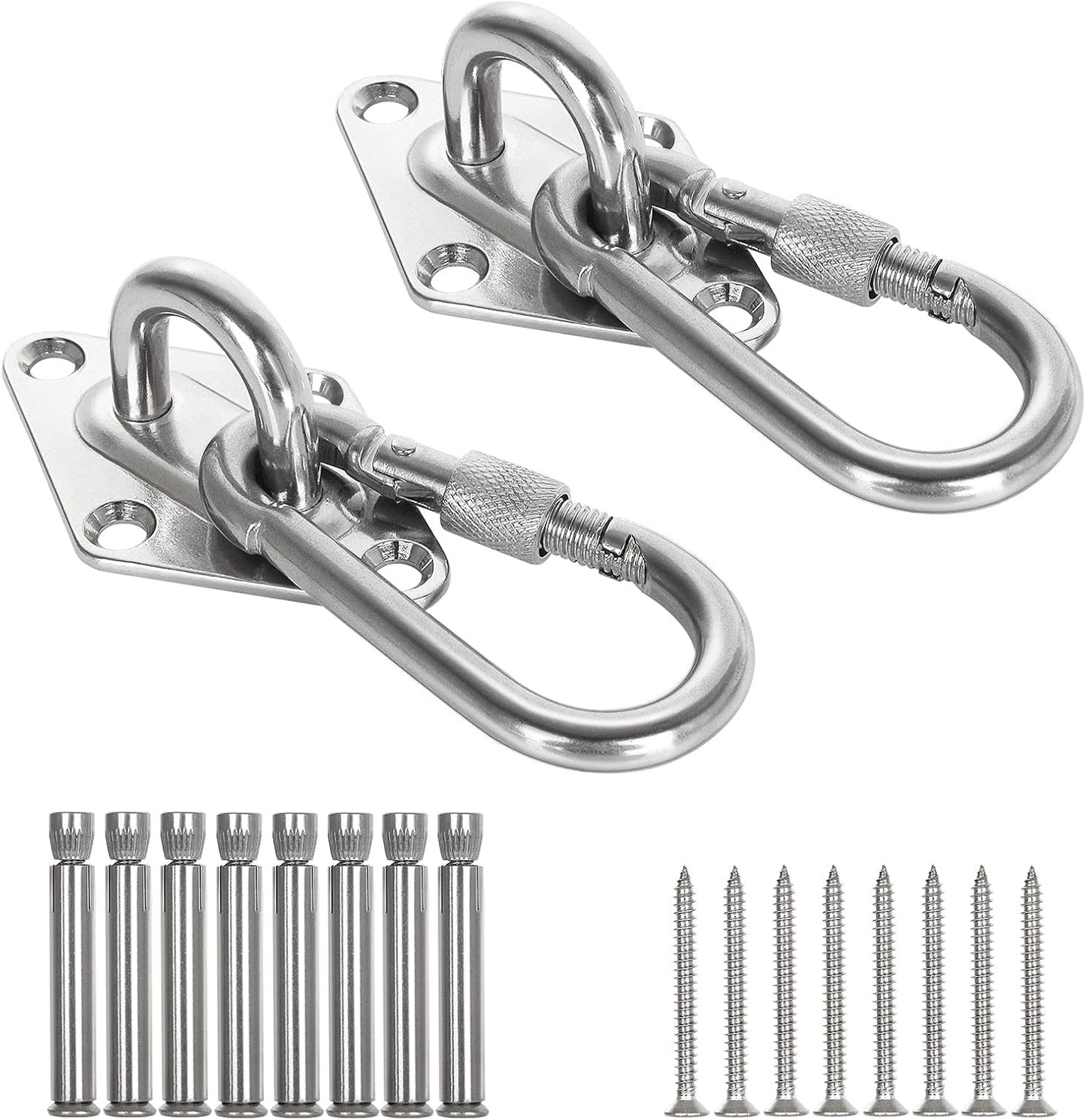Ganchos hamaca 1100lb 2 Pzas kit colgar columpio pared