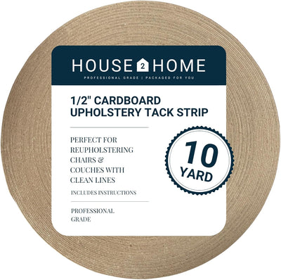 Tira tachuelas tapicería 1/2pulg x10yardas para bordes muebles