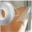 Protector borde transparente 1.2pulg x 16.4pies autoadhesivo