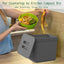 Bote basura cocina con tapa colgante pared