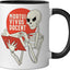 Taza Cerámica Anatomía Esqueleto Negro/Blanco