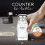 Set salero pimentero cristal soporte decoración cocina
